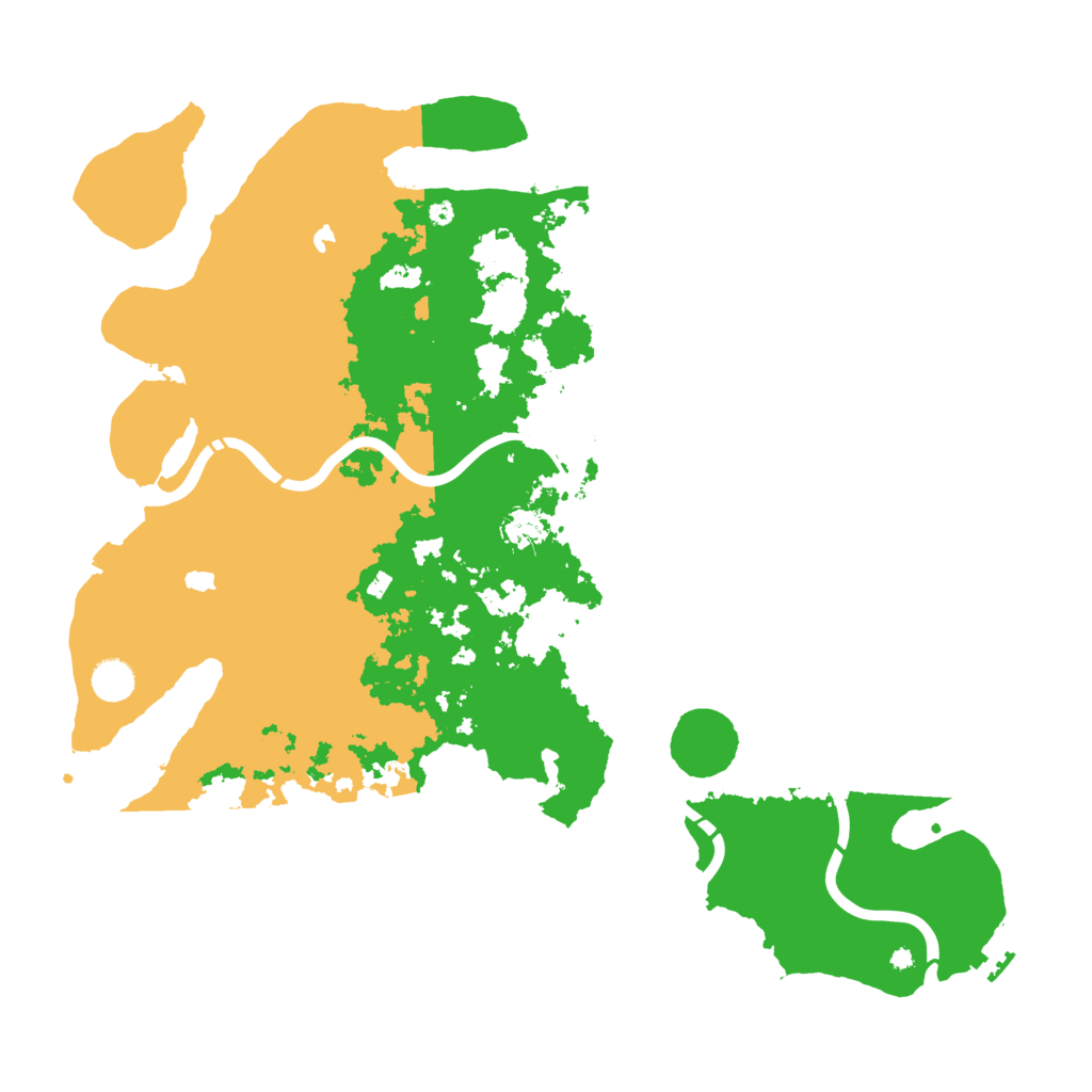 Biome Rust Map: Procedural Map, Size: 4500, Seed: 1230202445