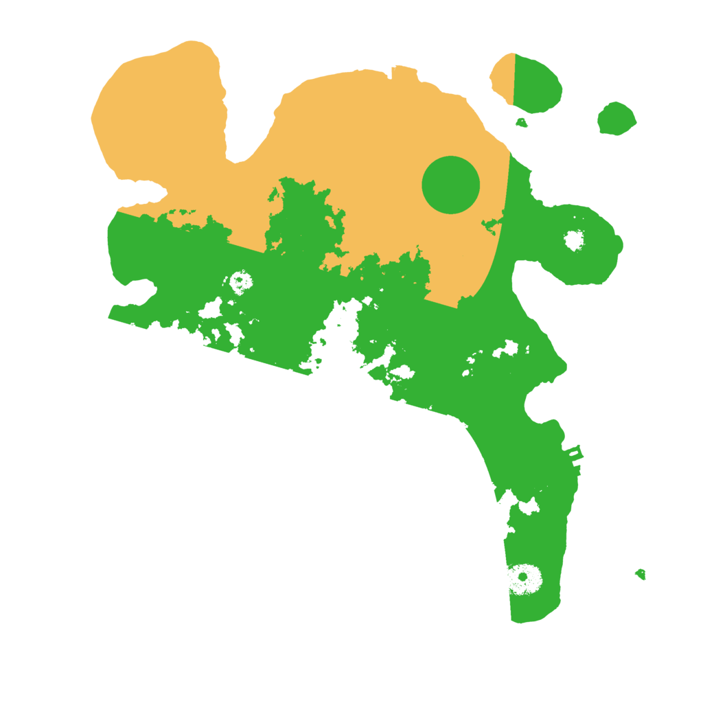 Biome Rust Map: Procedural Map, Size: 3200, Seed: 61544044