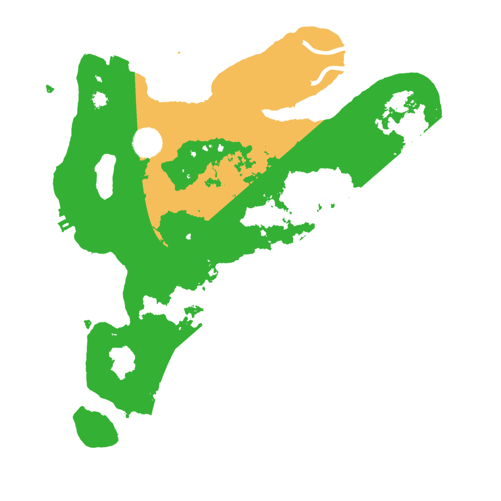 Biome Rust Map: Procedural Map, Size: 3000, Seed: 24781