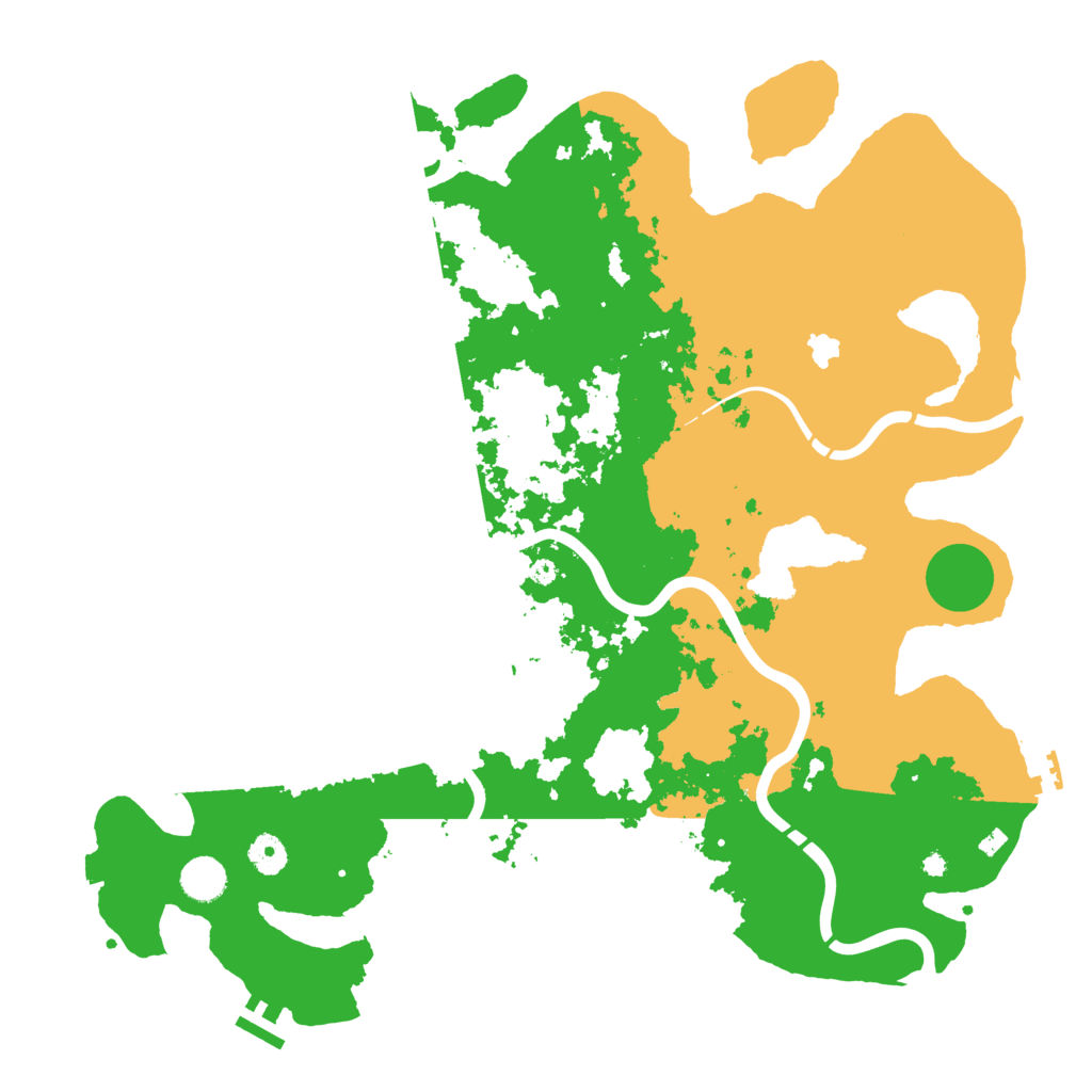 Biome Rust Map: Procedural Map, Size: 4250, Seed: 760112986