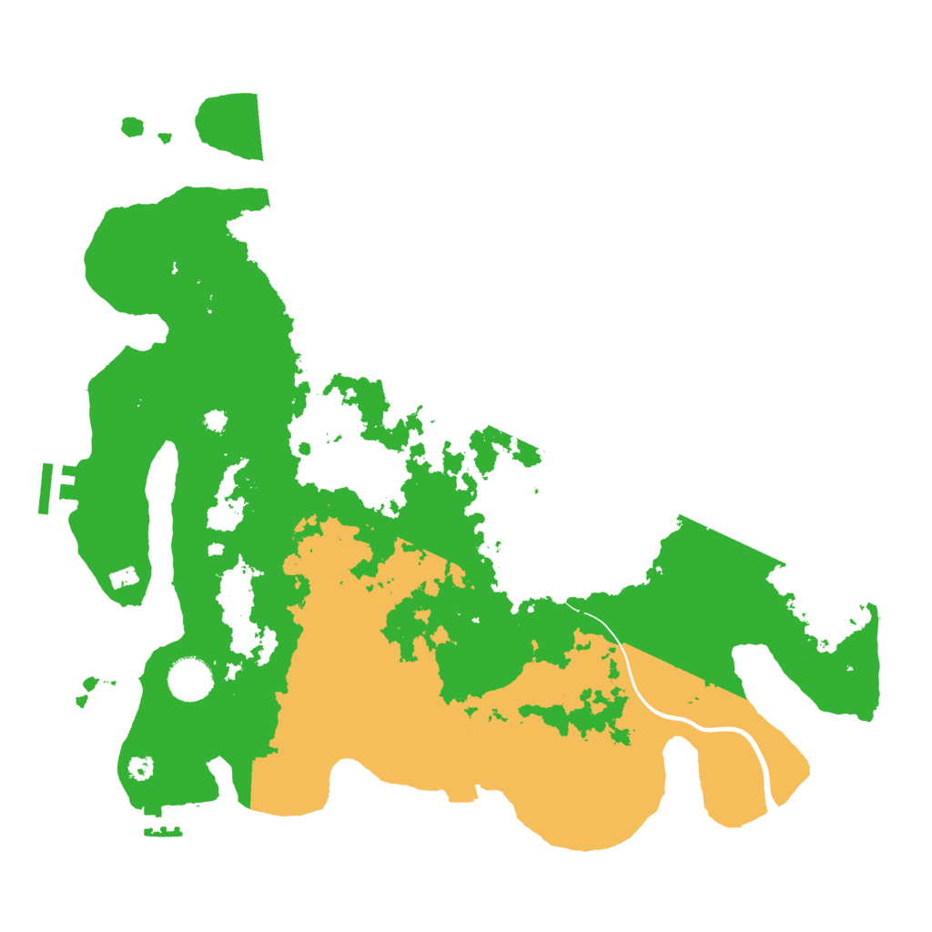 Biome Rust Map: Procedural Map, Size: 3700, Seed: 1728616269