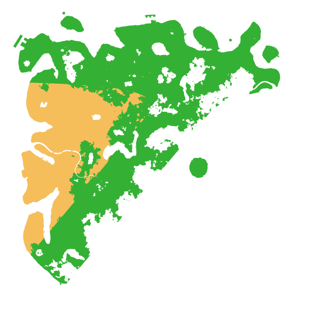 Biome Rust Map: Procedural Map, Size: 4500, Seed: 17686161