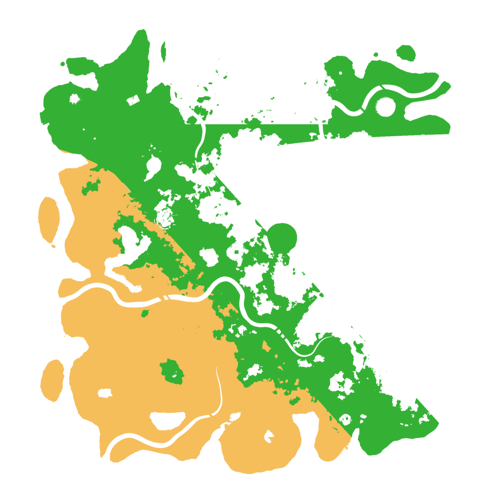 Biome Rust Map: Procedural Map, Size: 4500, Seed: 626590513