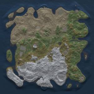 Thumbnail Rust Map: Procedural Map, Size: 4250, Seed: 1248446445, 19 Monuments