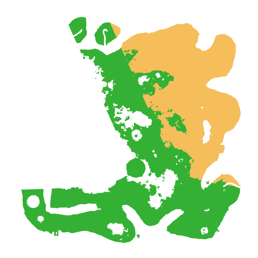 Biome Rust Map: Procedural Map, Size: 3600, Seed: 21189193