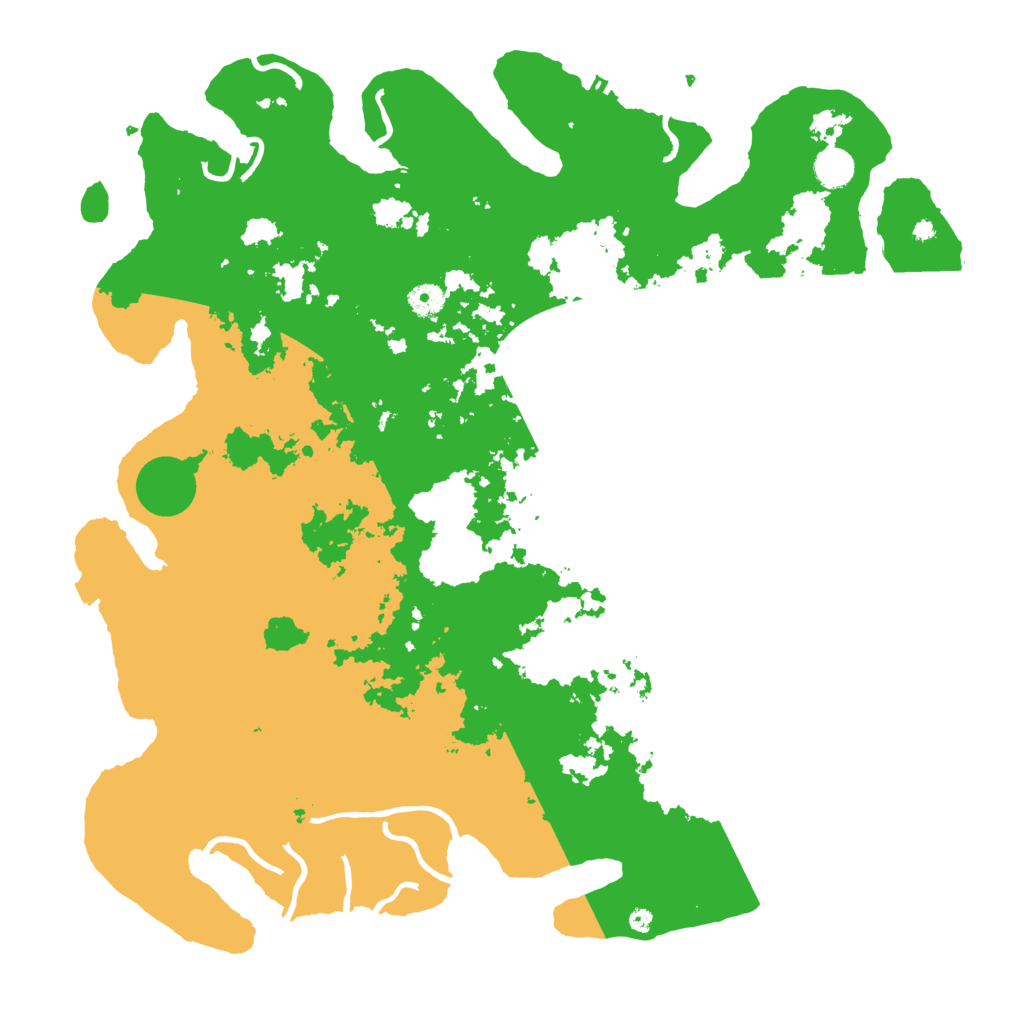 Biome Rust Map: Procedural Map, Size: 4500, Seed: 54503501