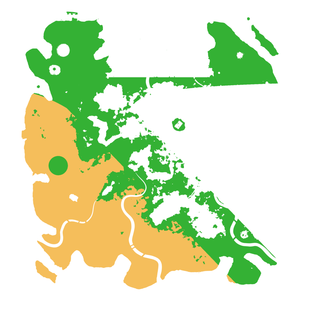 Biome Rust Map: Procedural Map, Size: 4250, Seed: 663634256