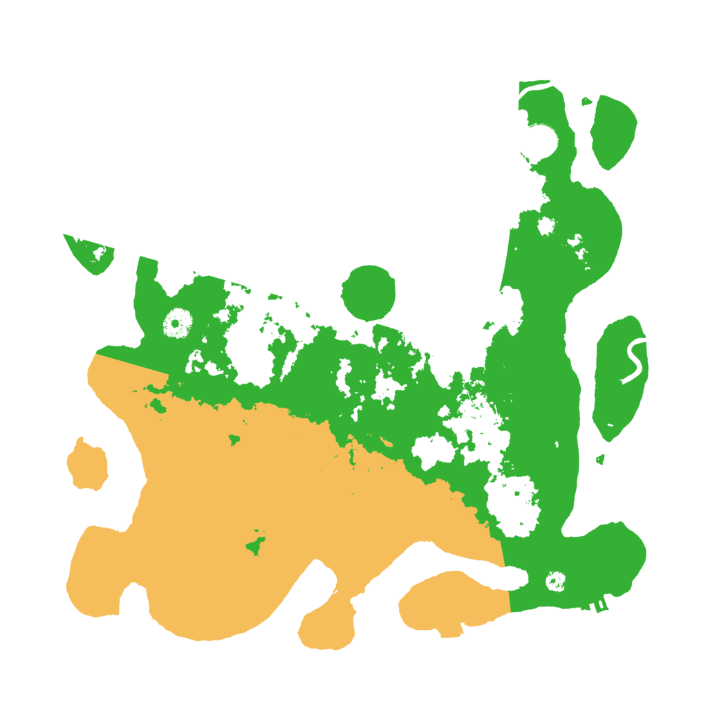 Biome Rust Map: Procedural Map, Size: 3600, Seed: 1665411
