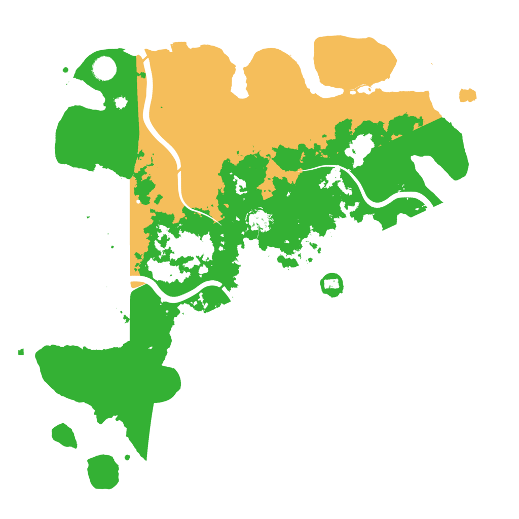 Biome Rust Map: Procedural Map, Size: 3800, Seed: 232291224