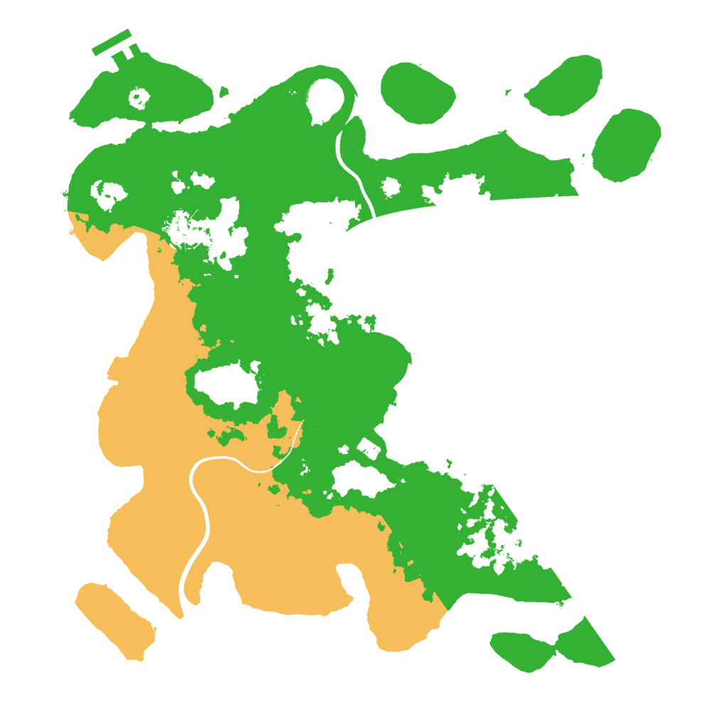 Biome Rust Map: Procedural Map, Size: 3500, Seed: 1637790078