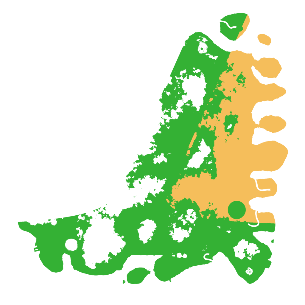 Biome Rust Map: Procedural Map, Size: 4500, Seed: 830158