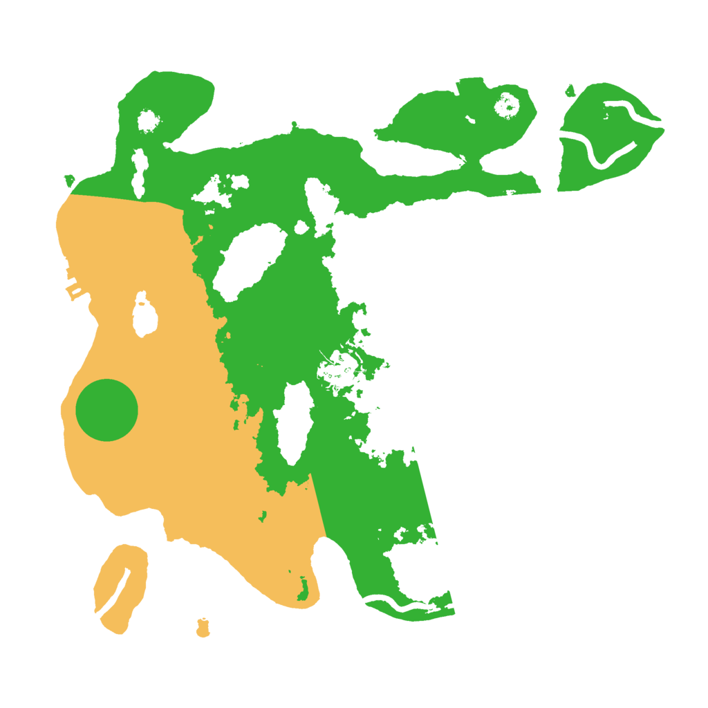 Biome Rust Map: Procedural Map, Size: 3000, Seed: 1077888536