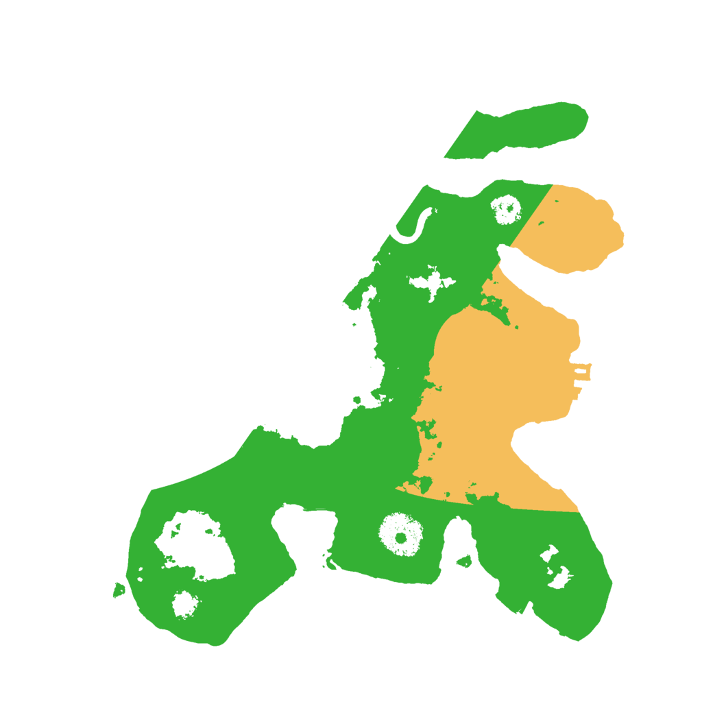 Biome Rust Map: Procedural Map, Size: 2500, Seed: 1782732176