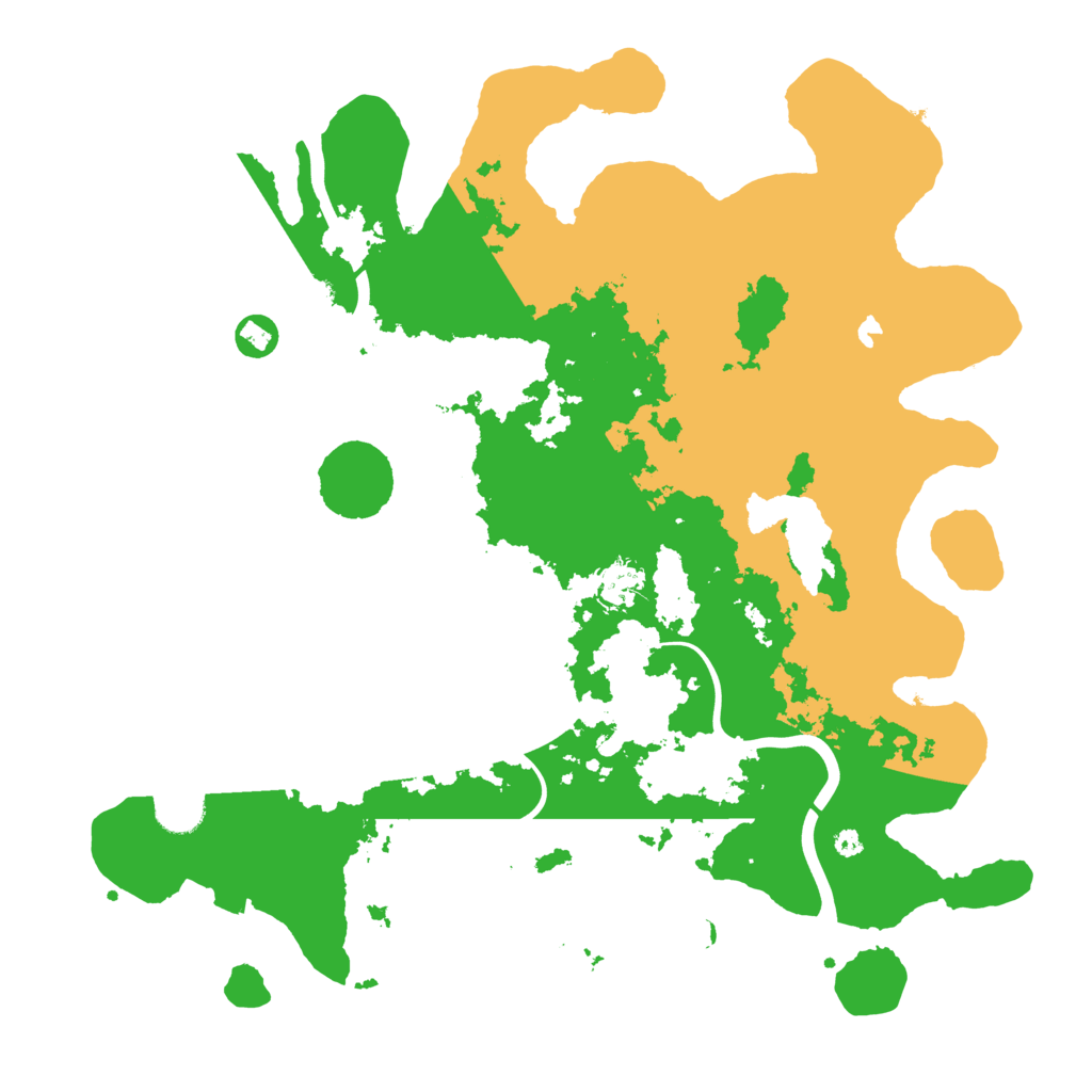 Biome Rust Map: Procedural Map, Size: 4000, Seed: 19007