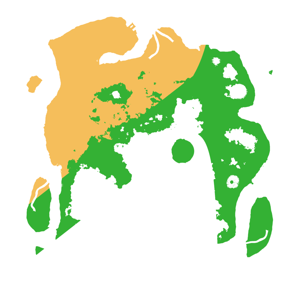 Biome Rust Map: Procedural Map, Size: 3500, Seed: 709092631
