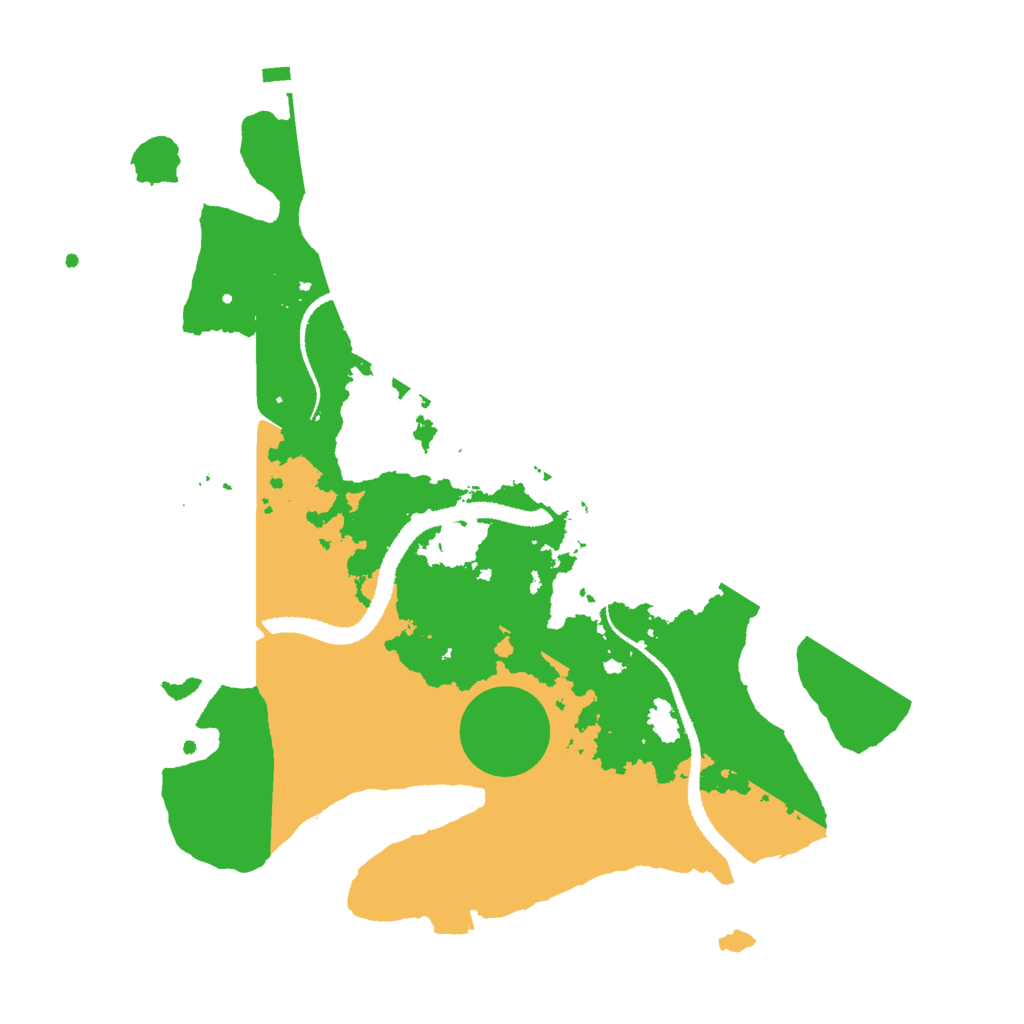 Biome Rust Map: Procedural Map, Size: 3000, Seed: 582847582