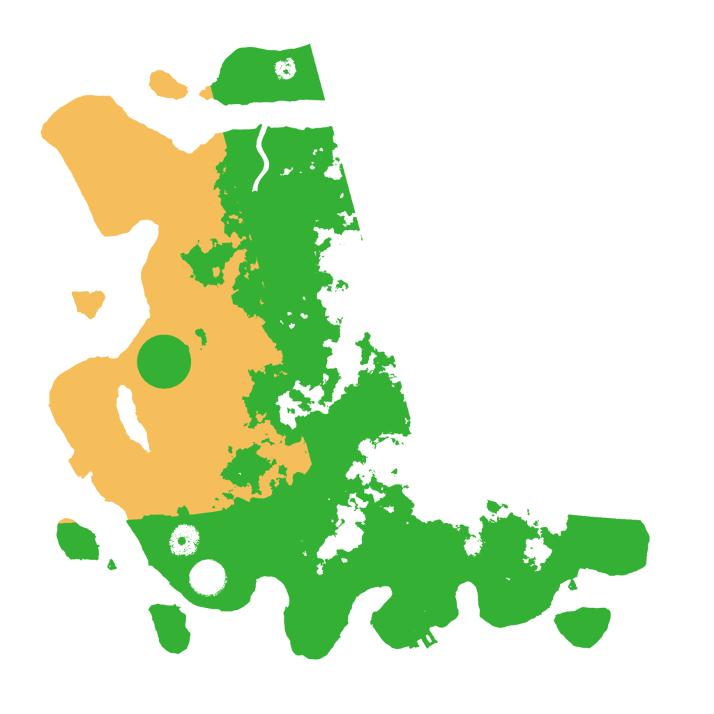 Biome Rust Map: Procedural Map, Size: 3500, Seed: 892377796