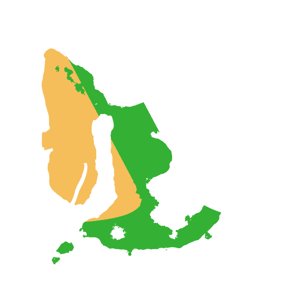 Biome Rust Map: Procedural Map, Size: 2000, Seed: 100987