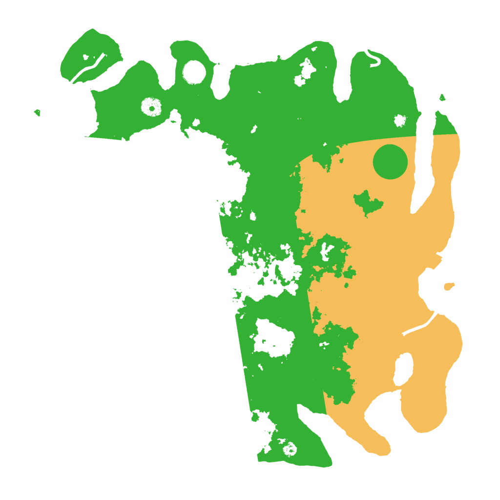 Biome Rust Map: Procedural Map, Size: 3800, Seed: 92847357