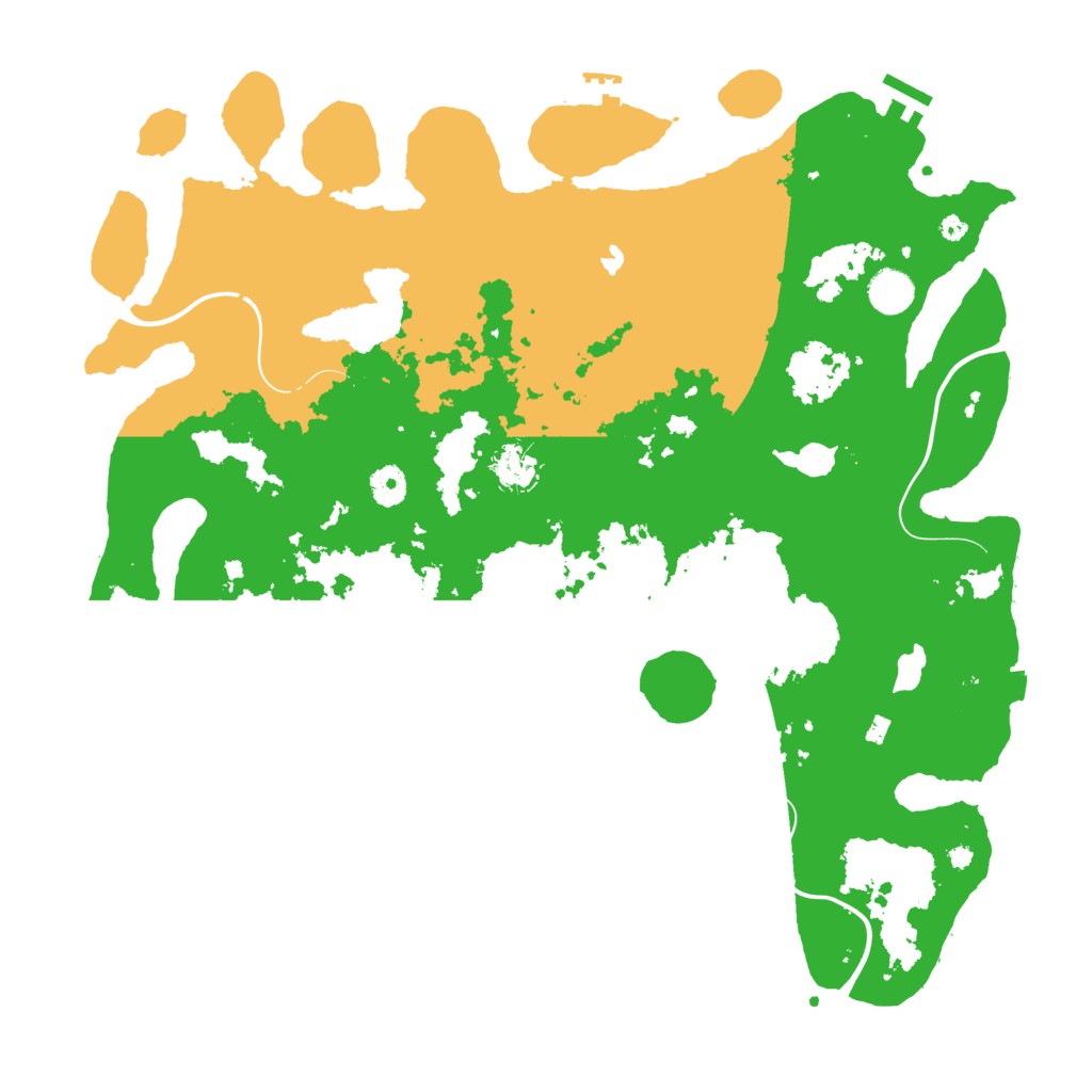 Biome Rust Map: Procedural Map, Size: 4250, Seed: 664697698