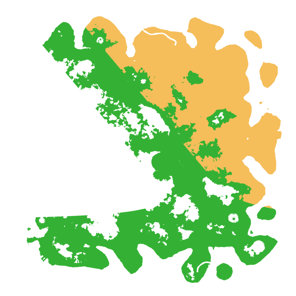 Biome Rust Map: Procedural Map, Size: 4500, Seed: 2024048