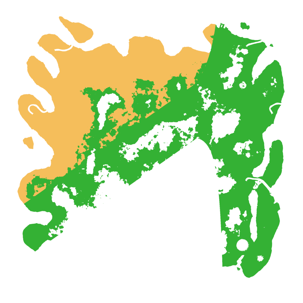 Biome Rust Map: Procedural Map, Size: 4500, Seed: 39741265