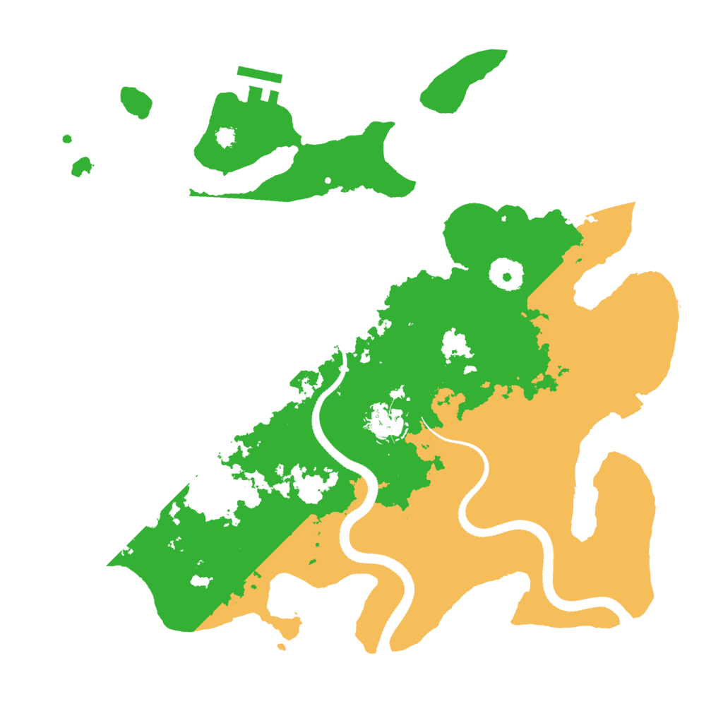 Biome Rust Map: Procedural Map, Size: 3250, Seed: 987512575