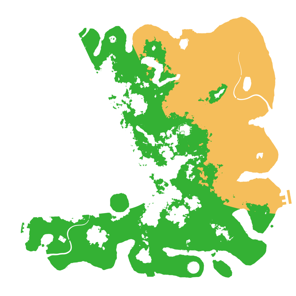 Biome Rust Map: Procedural Map, Size: 4300, Seed: 28440610