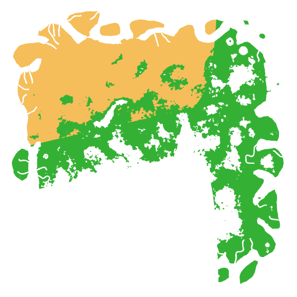 Biome Rust Map: Procedural Map, Size: 6000, Seed: 351323064