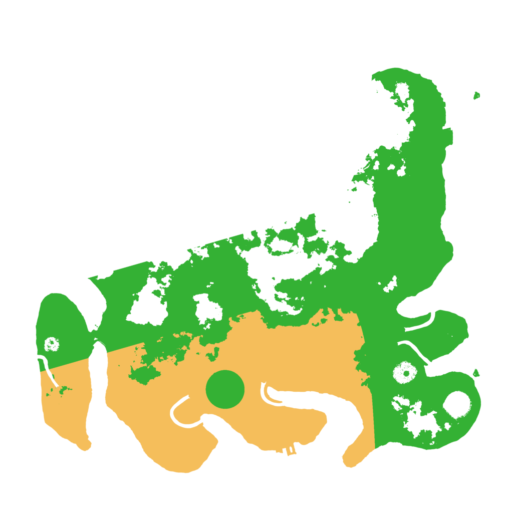 Biome Rust Map: Procedural Map, Size: 3500, Seed: 117559186