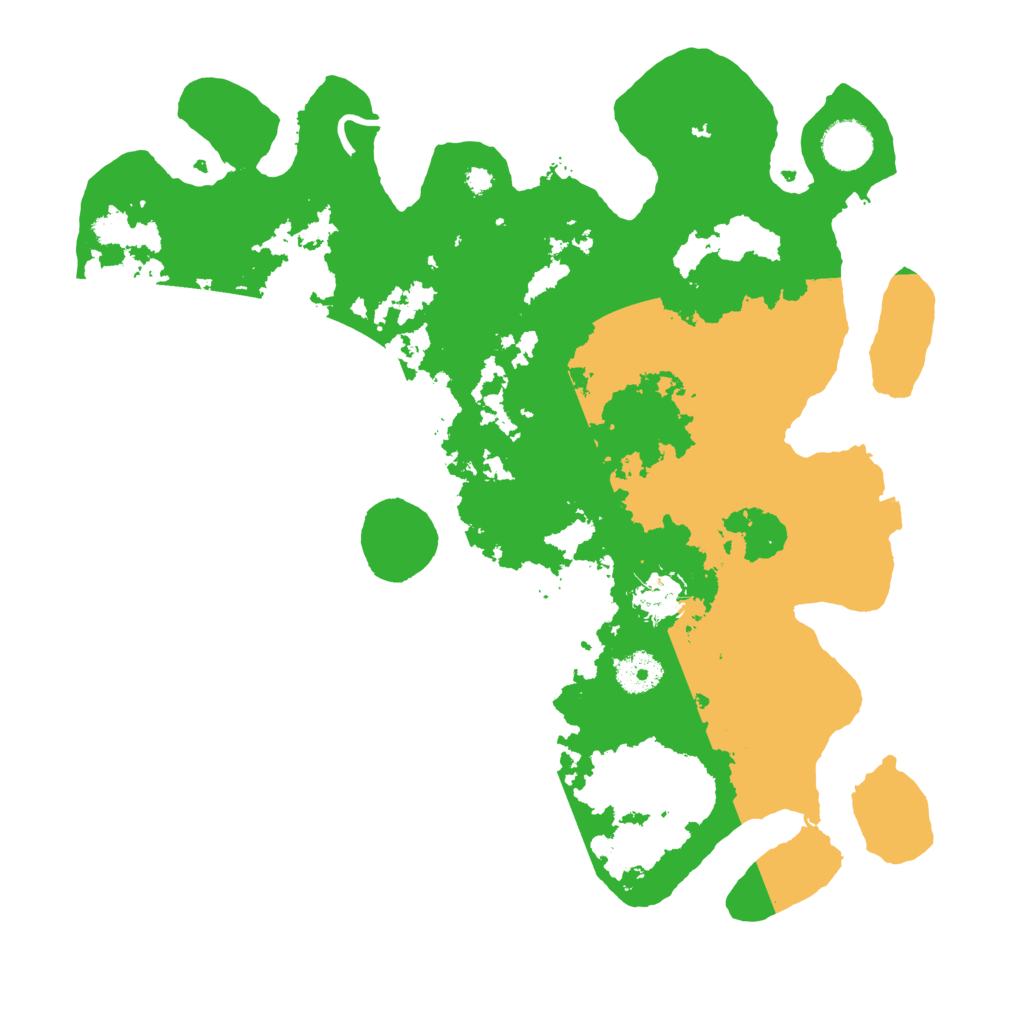 Biome Rust Map: Procedural Map, Size: 3600, Seed: 4818843