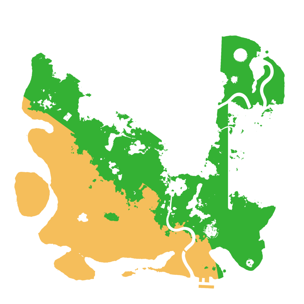 Biome Rust Map: Procedural Map, Size: 4000, Seed: 253547228