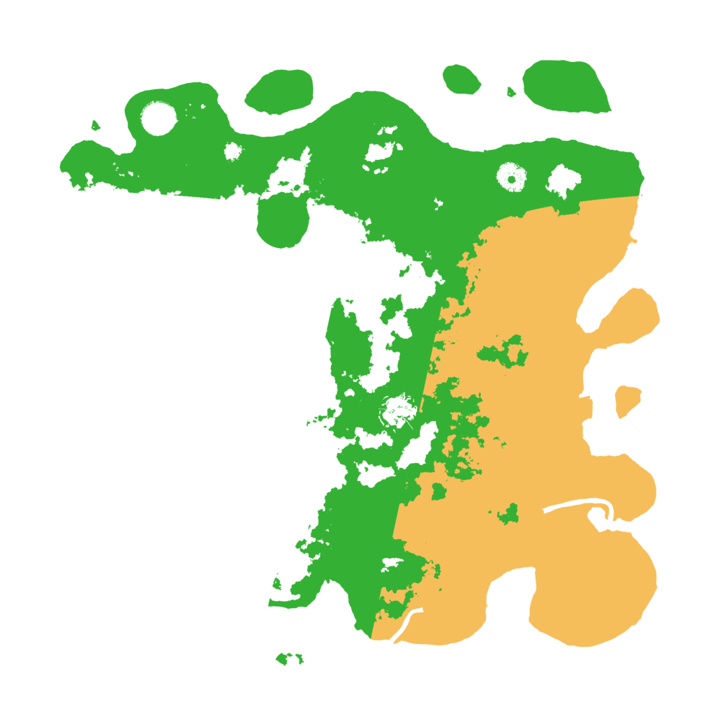 Biome Rust Map: Procedural Map, Size: 3700, Seed: 1061971