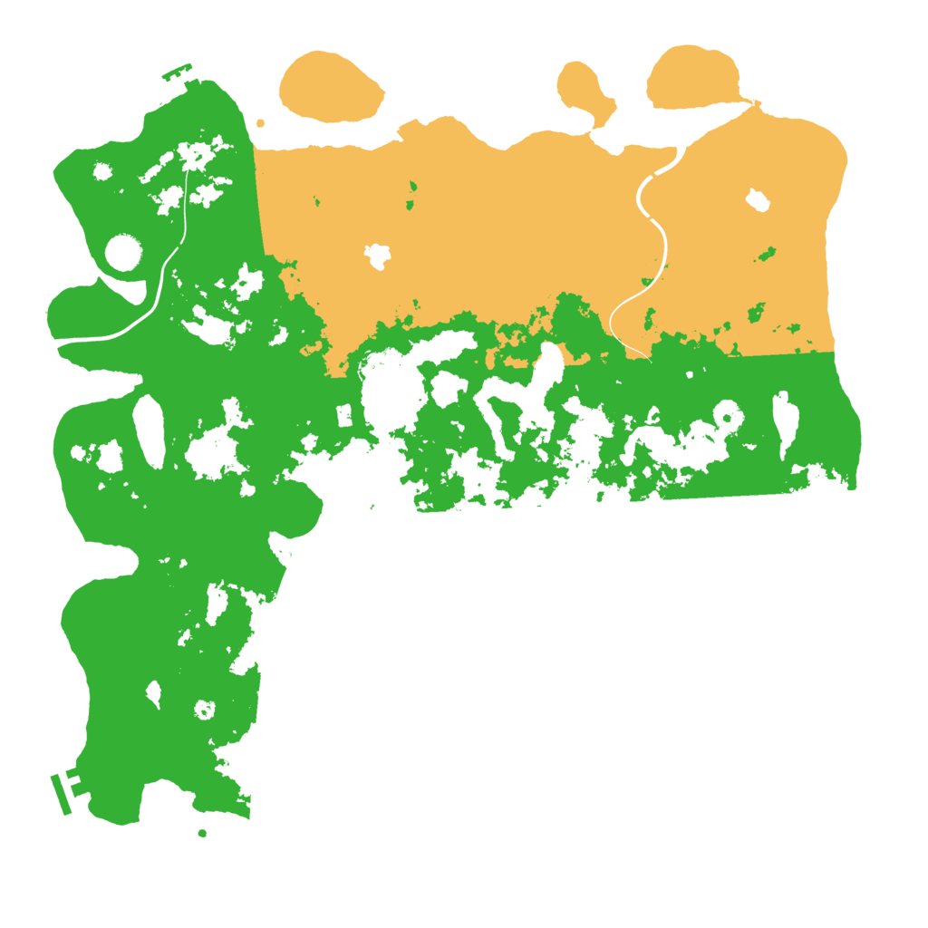Biome Rust Map: Procedural Map, Size: 4500, Seed: 842919695