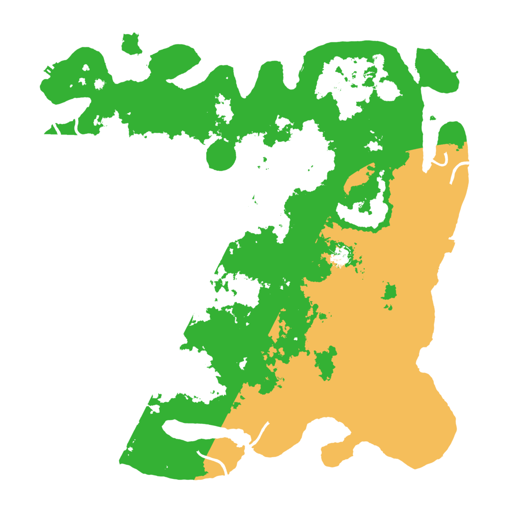 Biome Rust Map: Procedural Map, Size: 4500, Seed: 654312