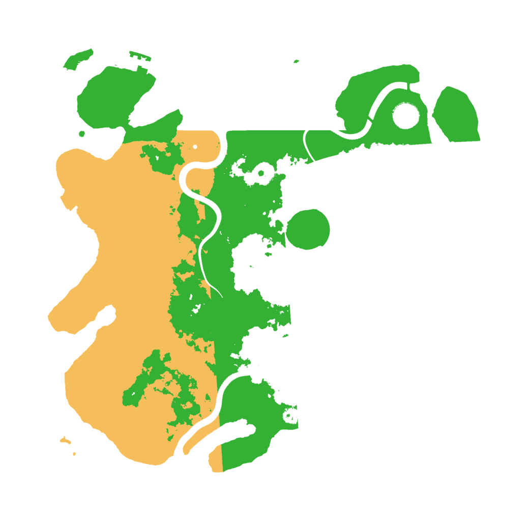 Biome Rust Map: Procedural Map, Size: 3500, Seed: 990266