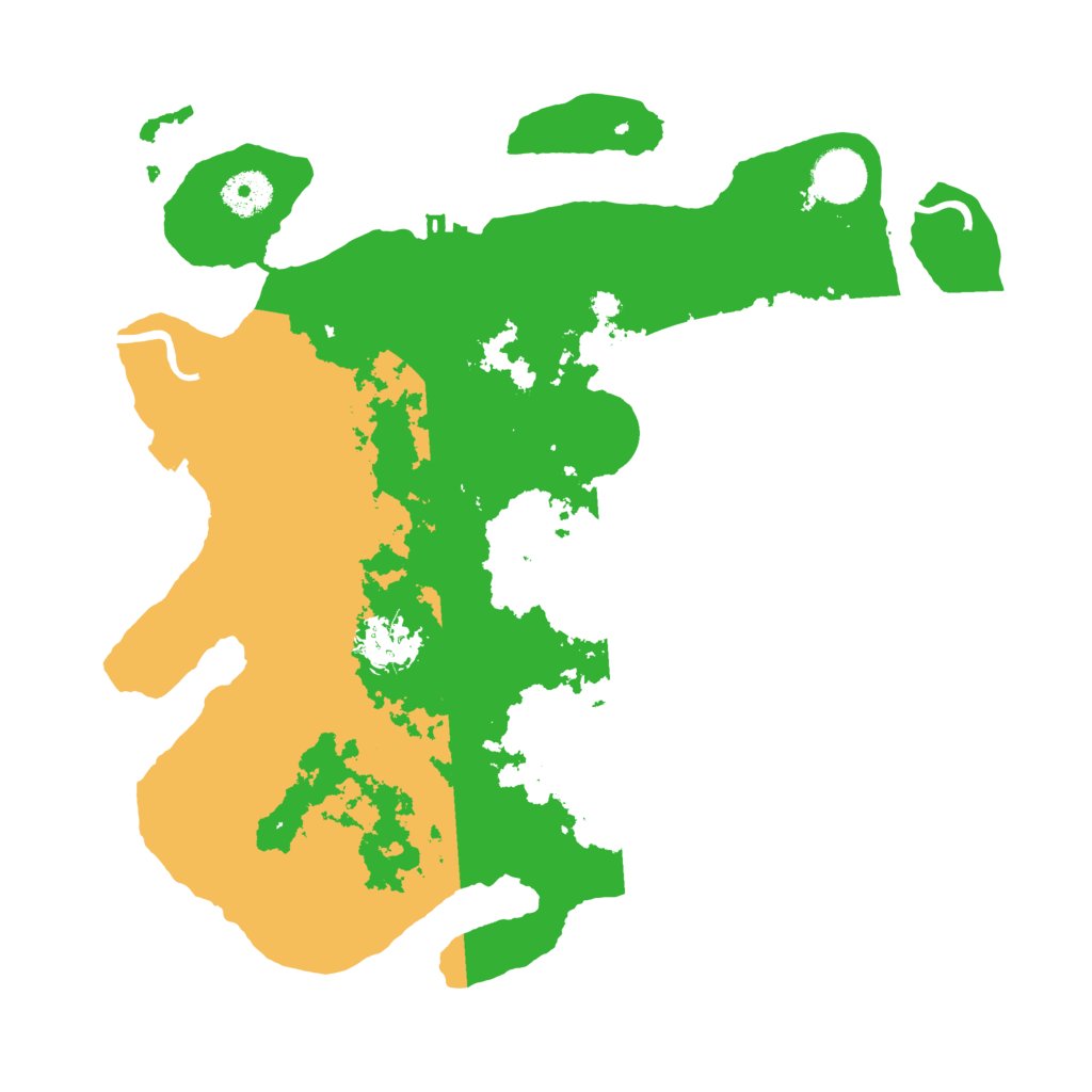 Biome Rust Map: Procedural Map, Size: 3500, Seed: 990266