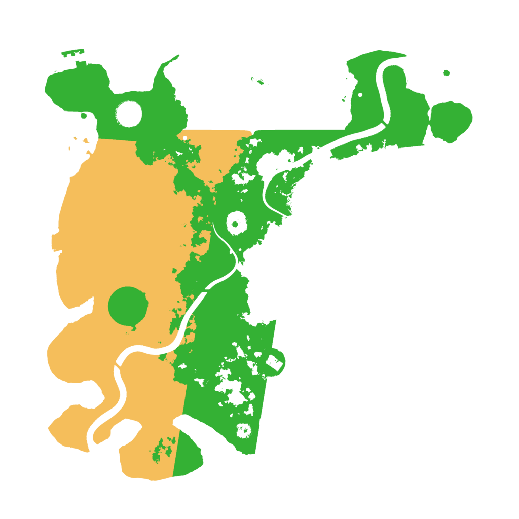 Biome Rust Map: Procedural Map, Size: 3500, Seed: 1785602693