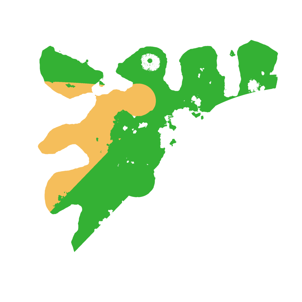 Biome Rust Map: Procedural Map, Size: 2500, Seed: 1272668246