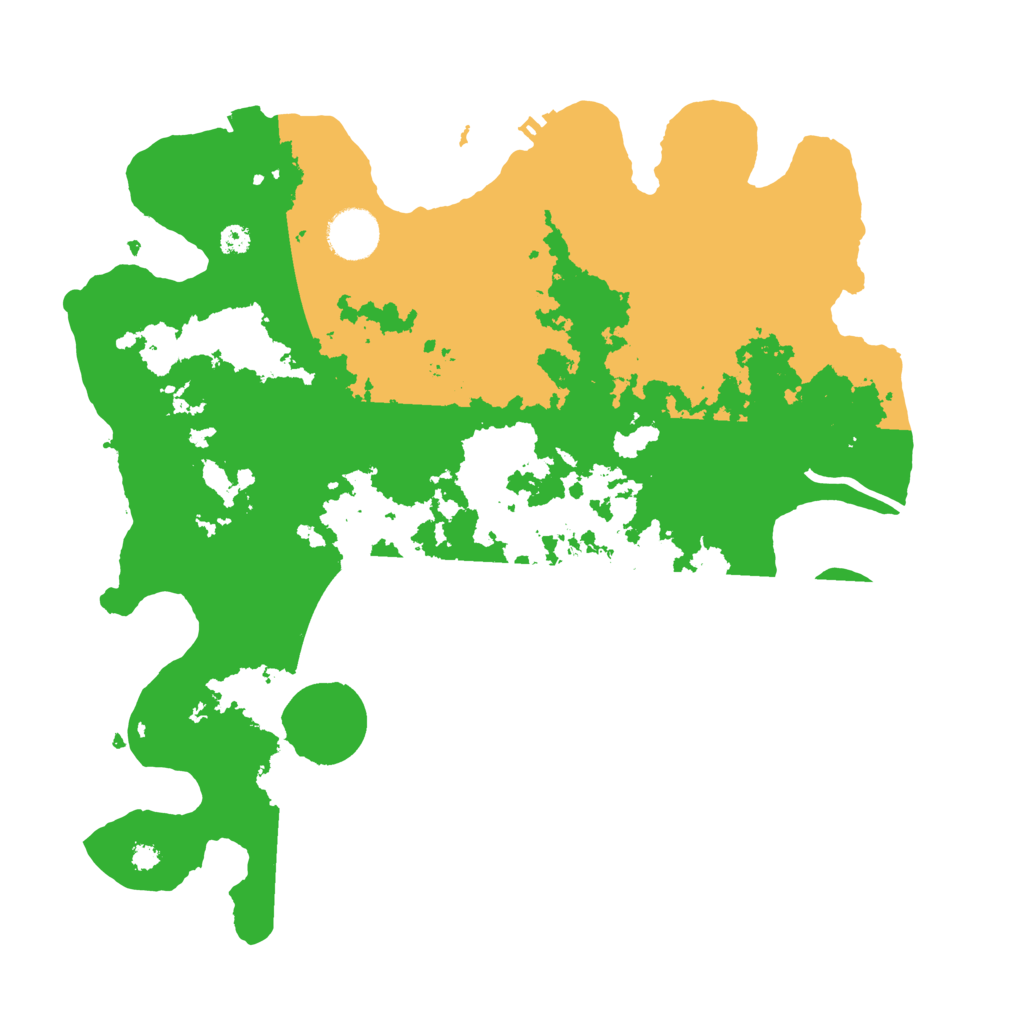 Biome Rust Map: Procedural Map, Size: 3500, Seed: 143398174