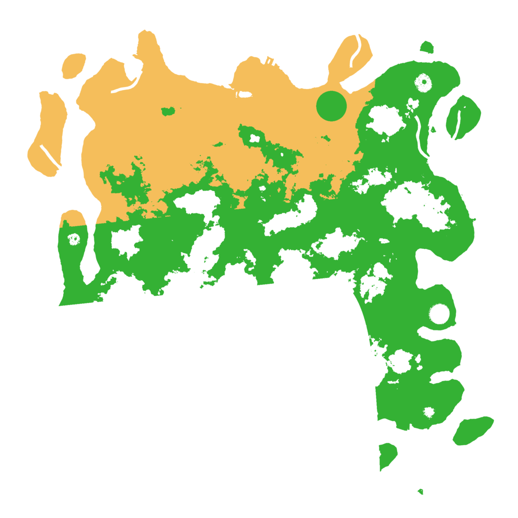 Biome Rust Map: Procedural Map, Size: 4500, Seed: 769663913