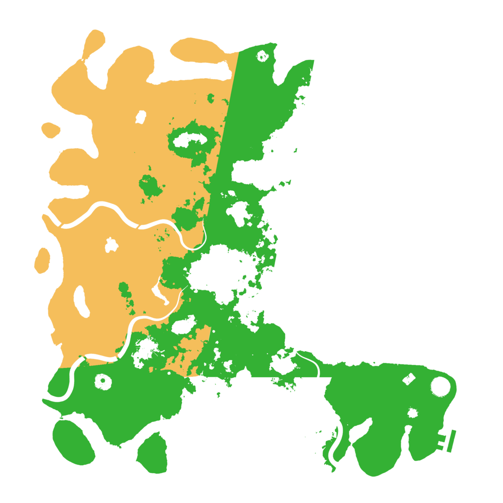 Biome Rust Map: Procedural Map, Size: 4500, Seed: 25903079