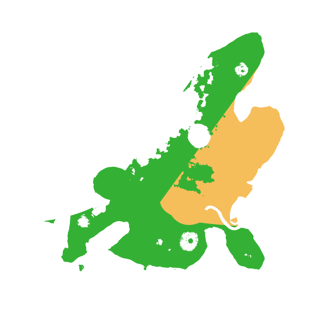 Biome Rust Map: Procedural Map, Size: 2500, Seed: 1854902554