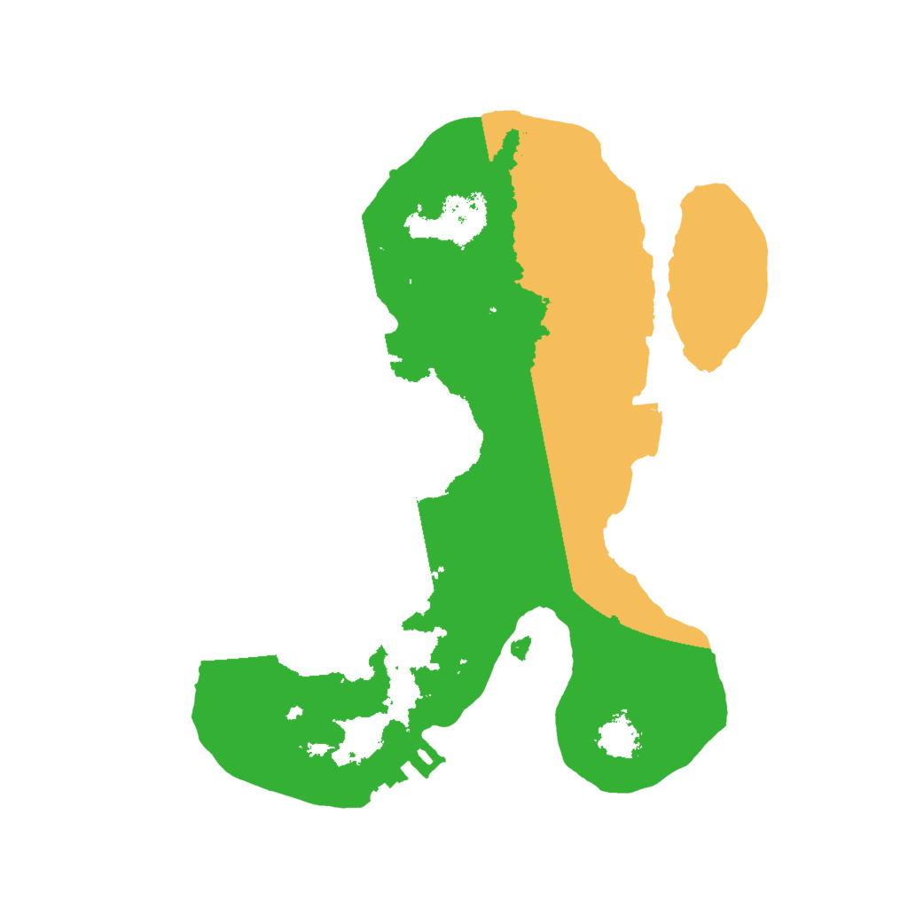 Biome Rust Map: Procedural Map, Size: 2000, Seed: 1322811221