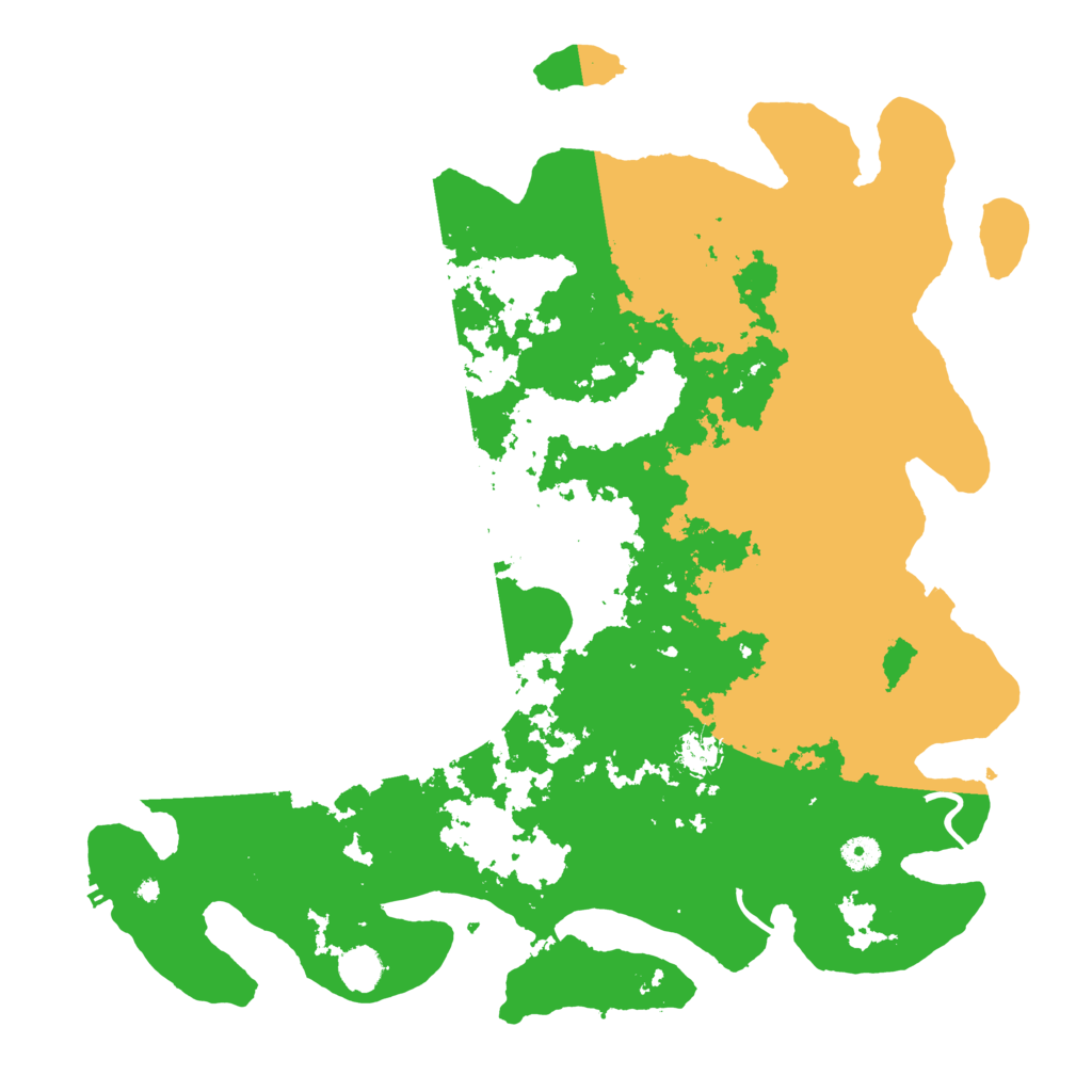 Biome Rust Map: Procedural Map, Size: 4500, Seed: 834842362