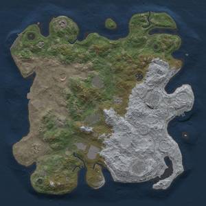 Thumbnail Rust Map: Procedural Map, Size: 4000, Seed: 307115702, 18 Monuments