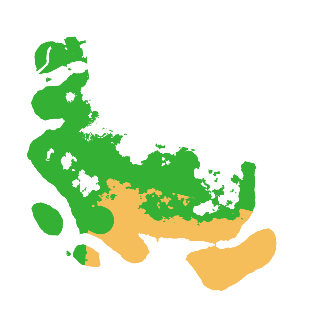 Biome Rust Map: Procedural Map, Size: 3000, Seed: 725015848