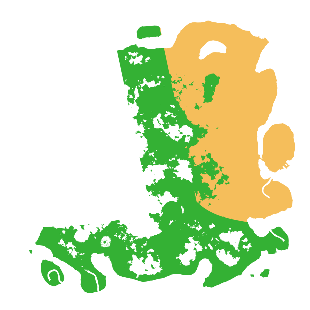 Biome Rust Map: Procedural Map, Size: 4300, Seed: 4563347