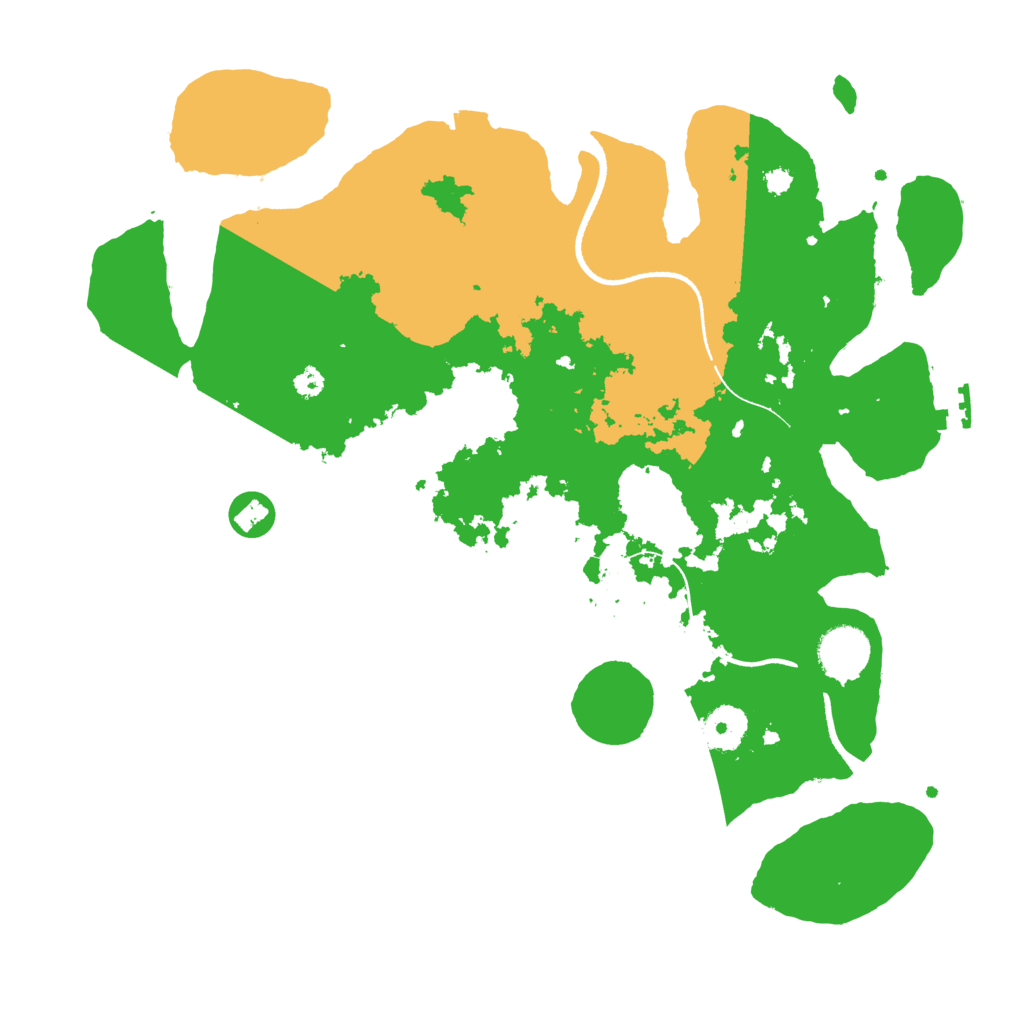 Biome Rust Map: Procedural Map, Size: 3500, Seed: 1005480379