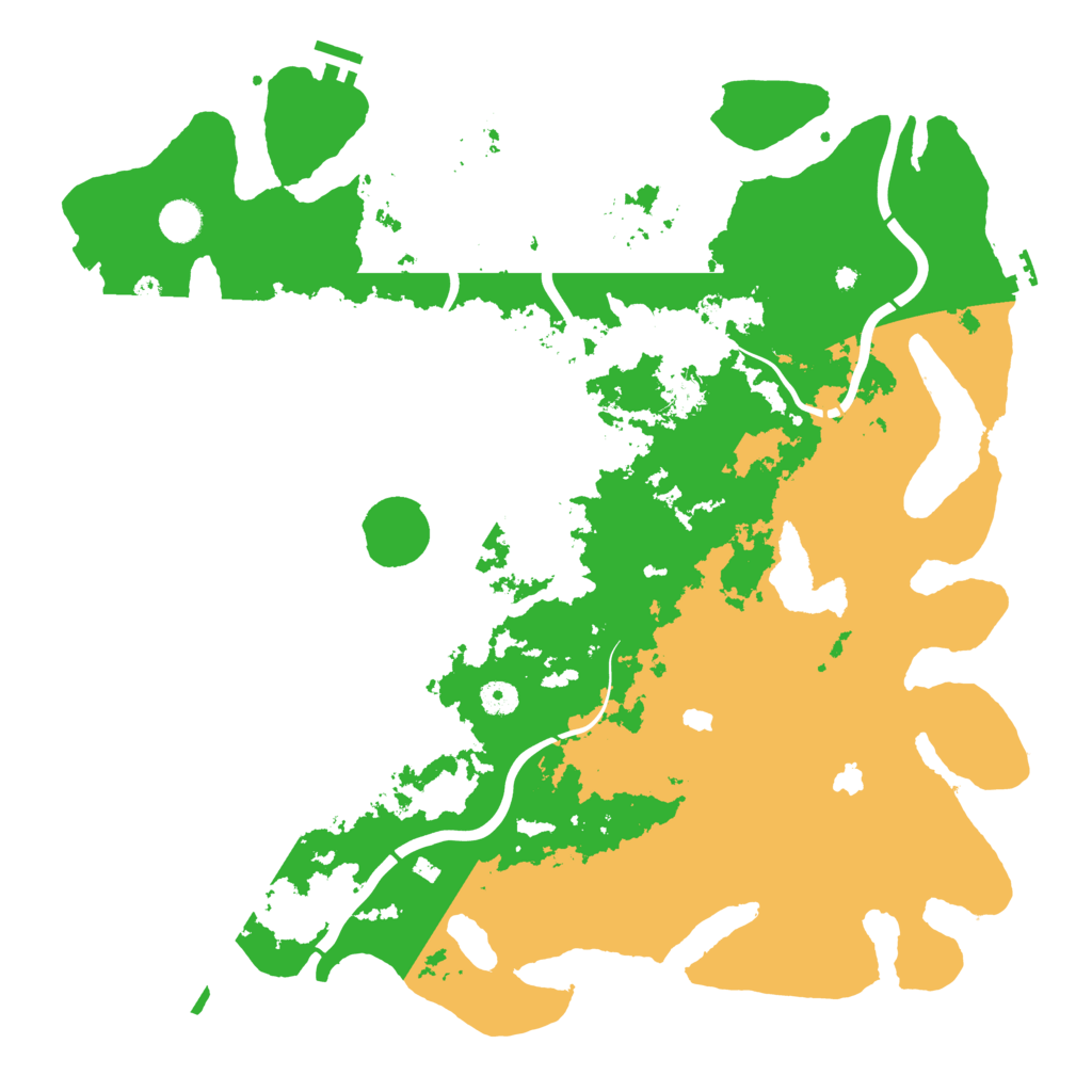 Biome Rust Map: Procedural Map, Size: 4500, Seed: 1641112543